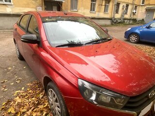 2016 Lada (ВАЗ) Vesta I, красный, 730000 рублей, вид 4