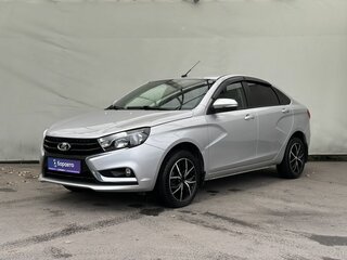 2016 Lada (ВАЗ) Vesta I, серебристый, 820000 рублей, вид 1
