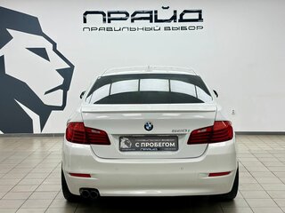 2014 BMW 5 серии Long 520Li VI (F10/F11/F07) Рестайлинг, белый, 1799000 рублей, вид 4