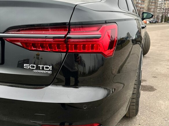 2019 Audi A6 50 TDI V (C8), чёрный, 5350000 рублей - вид 3
