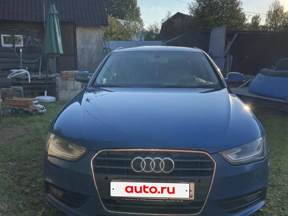 2012 Audi A4 IV (B8) Рестайлинг, синий, 1250000 рублей
