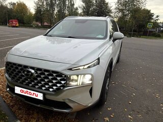 2021 Hyundai Santa Fe IV Рестайлинг, белый, 3300000 рублей, вид 1