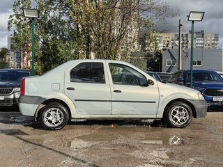 2009 Renault Logan I, серебристый, 249000 рублей, вид 4