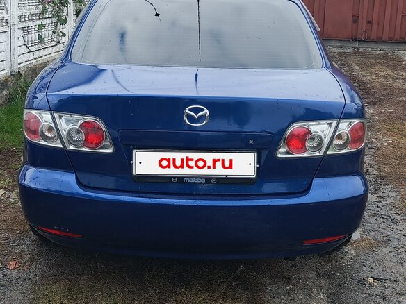 2004 Mazda 6 I (GG), синий, 320000 рублей - вид 2