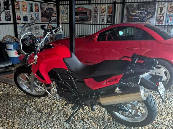 2009 BMW F 650 GS, красный, 685000 рублей - вид 7