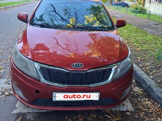 2012 Kia Rio 5-speed III, красный, 450000 рублей, вид 2
