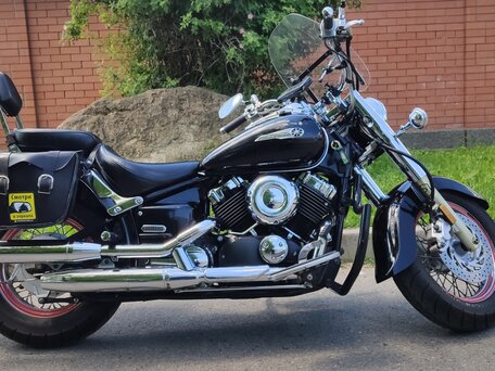 2008 Yamaha XVS400 Drag Star, чёрный, 390000 рублей, вид 2