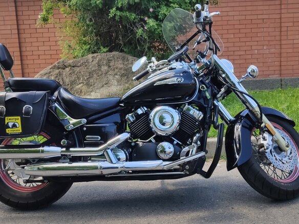 2008 Yamaha XVS400 Drag Star, чёрный, 390000 рублей - вид 1