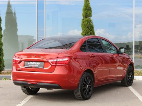 2020 Lada (ВАЗ) Vesta I, красный, 990000 рублей, вид 4