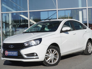 2017 Lada (ВАЗ) Vesta I, белый, 799000 рублей, вид 1