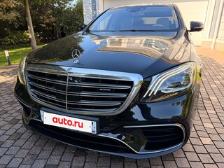 2018 Mercedes-Benz S-Класс AMG 63 AMG Long III (W222, C217) Рестайлинг, чёрный, 7250000 рублей, вид 1