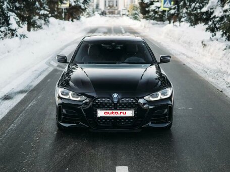 2020 BMW 4 серии M440i xDrive G22, G23, G26, чёрный, 7100000 рублей, вид 2