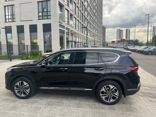 2020 Hyundai Santa Fe IV, чёрный, 2980000 рублей, вид 4