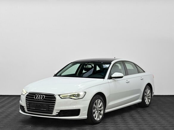 2015 Audi A6 IV (C7) Рестайлинг, белый, 1705000 рублей - вид 2