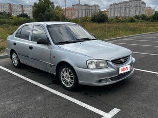 2007 Hyundai Accent ТагАЗ II, серебристый, 260000 рублей, вид 4