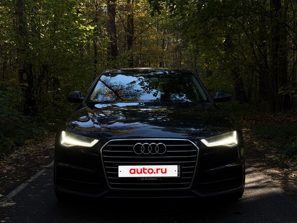 2017 Audi A6 IV (C7) Рестайлинг, чёрный