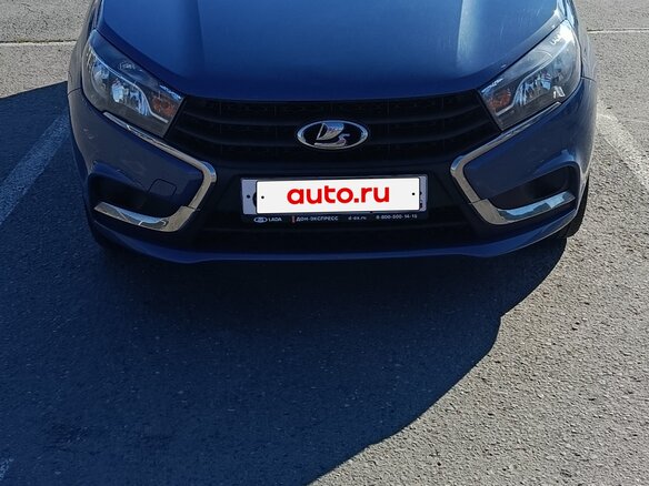 2017 Lada (ВАЗ) Vesta I, синий, 820000 рублей - вид 1