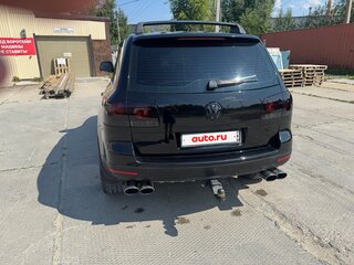 2008 Volkswagen Touareg I Рестайлинг, чёрный, 1000000 рублей, вид 4