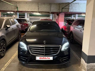 2019 Mercedes-Benz S-Класс 350 d Long VI (W222, C217) Рестайлинг, чёрный, 8300000 рублей, вид 3