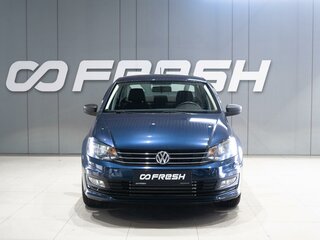 2016 Volkswagen Polo V Рестайлинг, синий, 1049000 рублей, вид 2