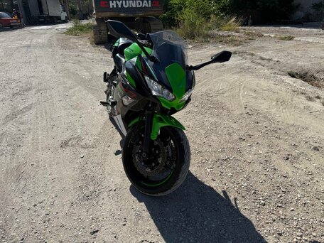 2022 Kawasaki Ninja 650, зелёный, 800000 рублей, вид 3