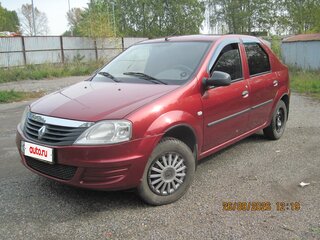 2011 Renault Logan I Рестайлинг, красный, 450000 рублей, вид 2
