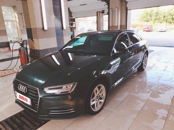 2016 Audi A4 V (B9), зелёный, 1700000 рублей