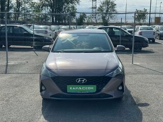 2020 Hyundai Solaris II Рестайлинг, коричневый, 1350000 рублей, вид 3