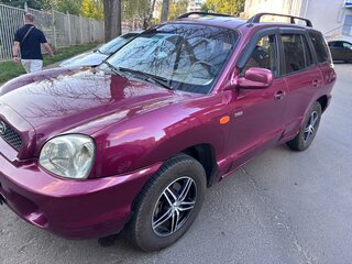 2004 Hyundai Santa Fe I, красный, 990000 рублей, вид 3