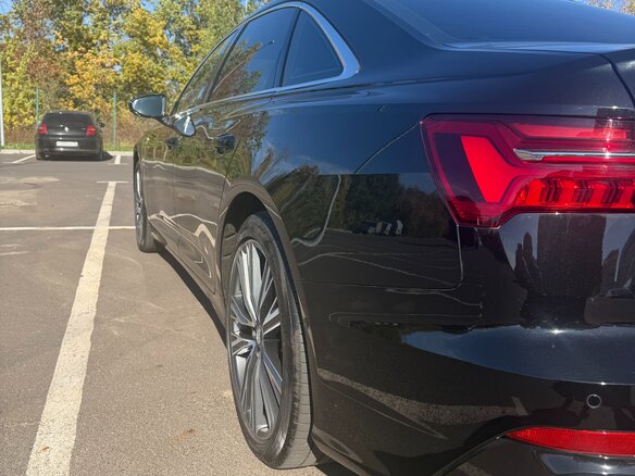2023 Audi A6 45 TFSI Long V (C8) Рестайлинг, чёрный - вид 9