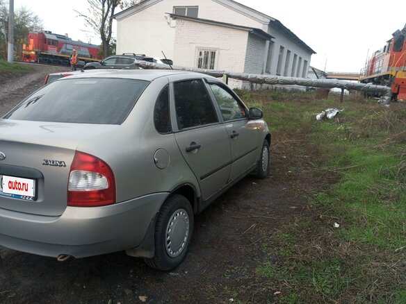 2005 Lada (ВАЗ) Kalina I, бежевый, 95000 рублей - вид 1