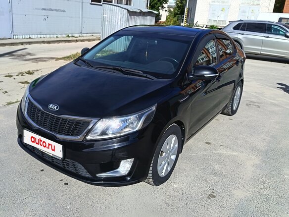 2014 Kia Rio 6-speed III, чёрный, 880000 рублей - вид 2