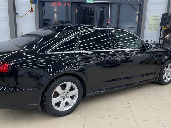 2015 Audi A6 IV (C7) Рестайлинг, чёрный, 2500000 рублей - вид 2