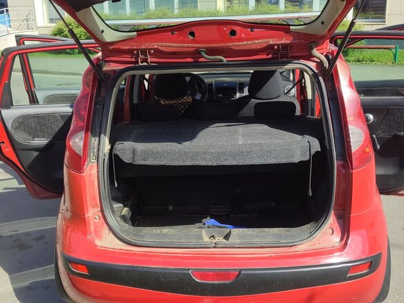 2006 Nissan Note I, красный, 249000 рублей - вид 4