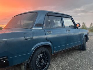 2002 Lada (ВАЗ) 2107, синий, 100000 рублей, вид 4