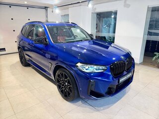 2021 BMW X3 M Competition I (F97) Рестайлинг, синий, 7990000 рублей, вид 3