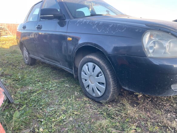 2008 Lada (ВАЗ) Priora I, чёрный, 140000 рублей - вид 13