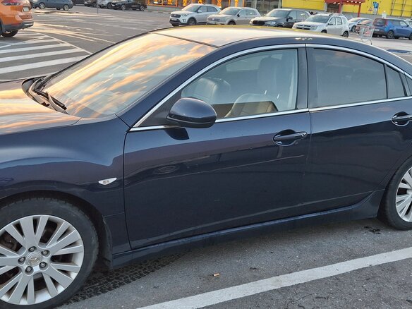 2008 Mazda 6 II (GH), синий - вид 4