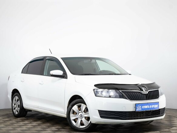 2018 Skoda Rapid I Рестайлинг, белый, 1249000 рублей