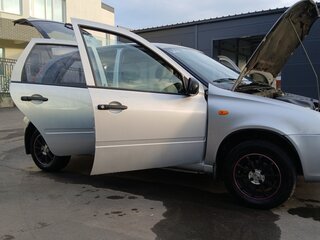 2007 Lada (ВАЗ) Kalina I, серебристый, 140000 рублей, вид 4