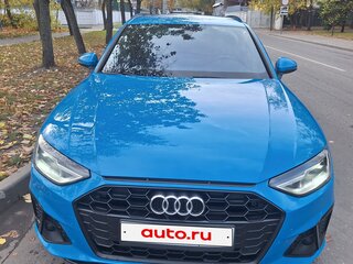 2020 Audi A4 30 TDI V (B9) Рестайлинг, синий, 2499000 рублей, вид 2