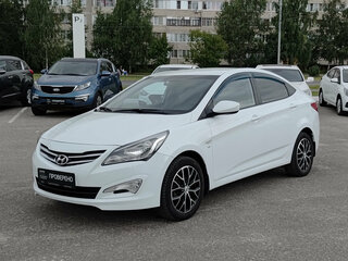 2014 Hyundai Solaris I Рестайлинг, белый, 1125000 рублей, вид 1