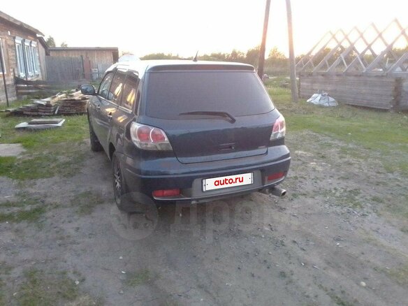 2004 Mitsubishi Outlander I, синий, 515000 рублей - вид 3
