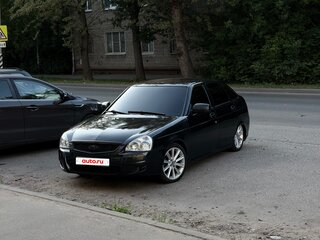 2008 Lada (ВАЗ) Priora I, чёрный, 340000 рублей, вид 1