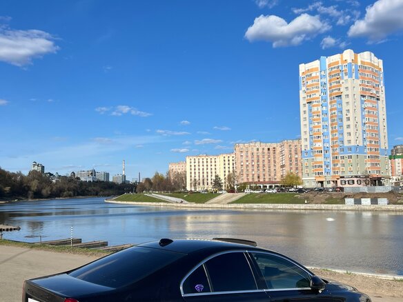2010 Volvo S80 II Рестайлинг, синий - вид 2