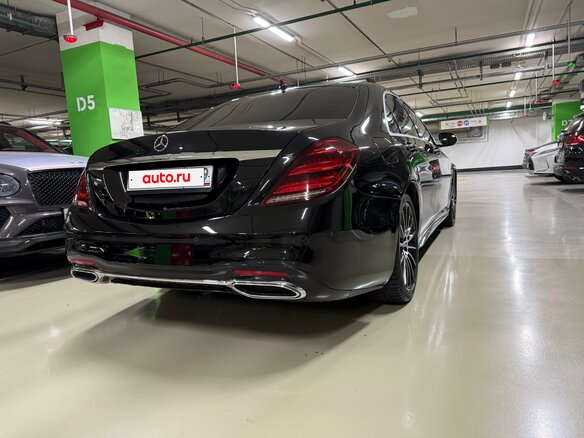 2018 Mercedes-Benz S-Класс 350 d Long VI (W222, C217) Рестайлинг, чёрный, 3900000 рублей - вид 12