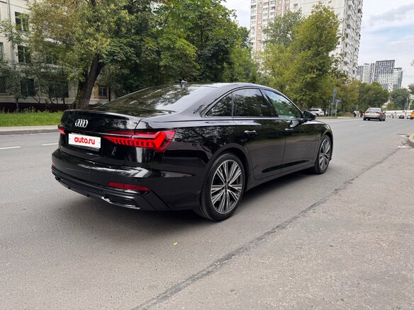 2021 Audi A6 45 TFSI V (C8), чёрный - вид 9