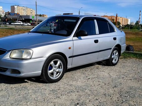 2006 Hyundai Accent ТагАЗ II, серебристый, 400000 рублей, вид 3