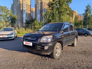 2007 Kia Sportage II, чёрный, 945000 рублей, вид 1