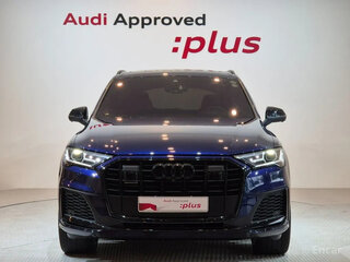 2022 Audi Q7 45 TDI II (4M) Рестайлинг, синий, 6742069 рублей, вид 3
